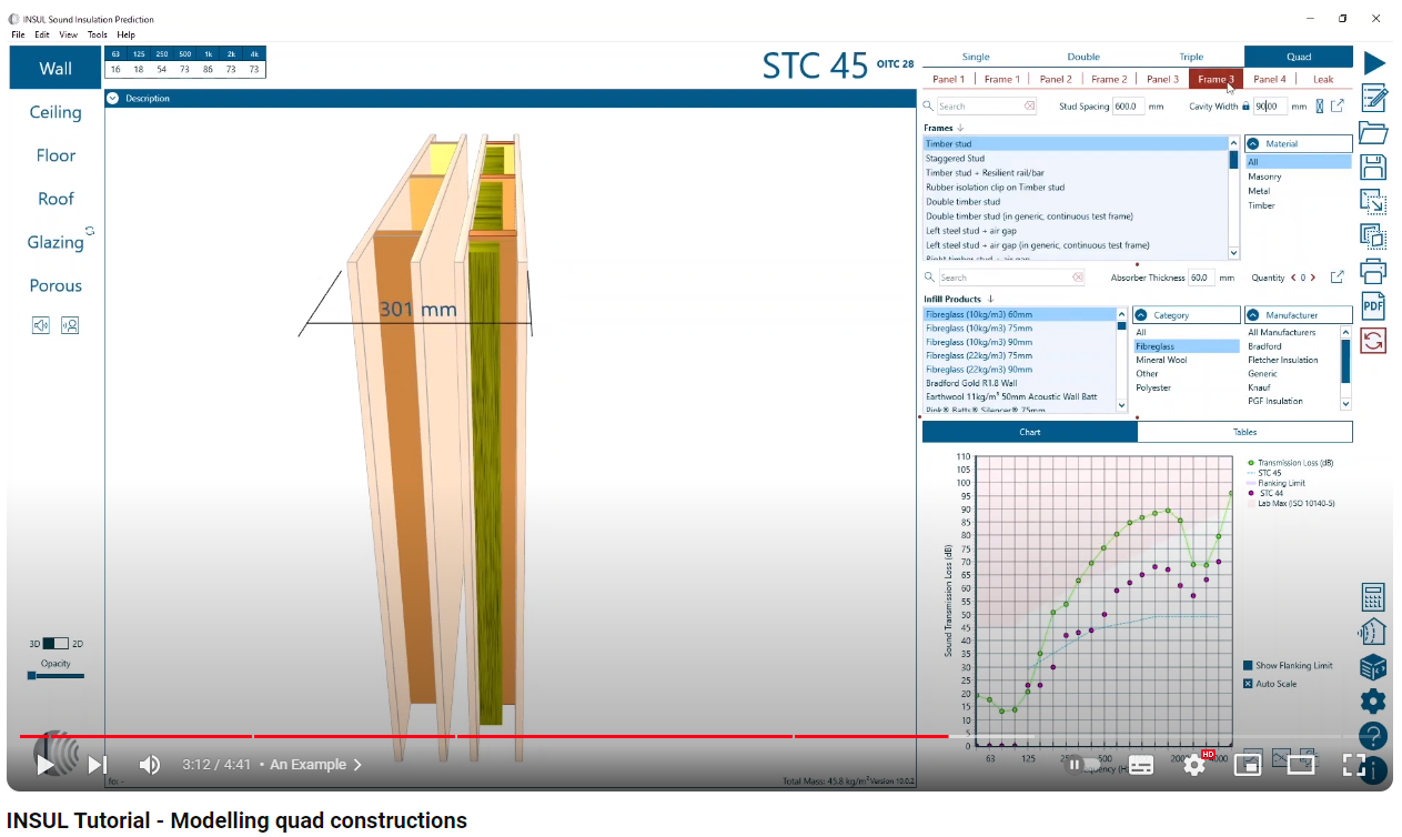 INSUL Tutorial - Modelling Quad Constructions